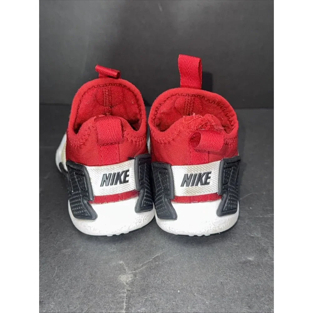 Nike Huarache Soft Motion Baby Toddler White Red Shoes Size US 5C‎